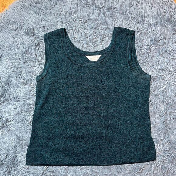 Exclusively Misook Green Slinky Top Size XL - Picture 1 of 5